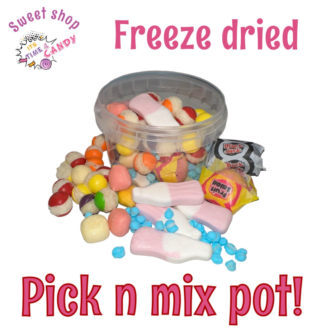 Freeze dried pick n mix pot