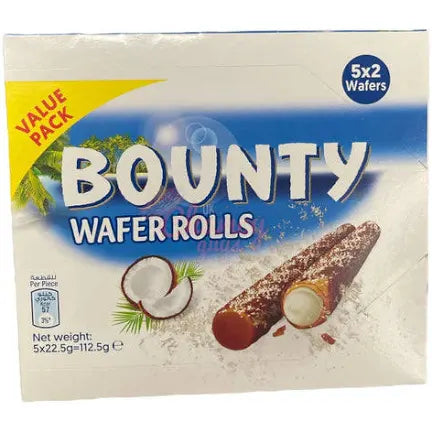 Bounty wafer rolls box of 5