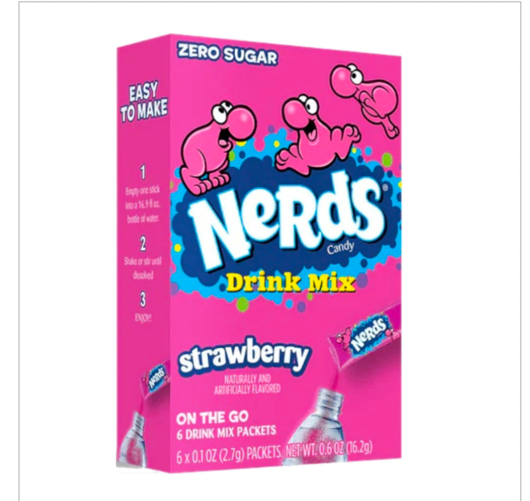 Nerds Singles To Go 6 Pack - Strawberry