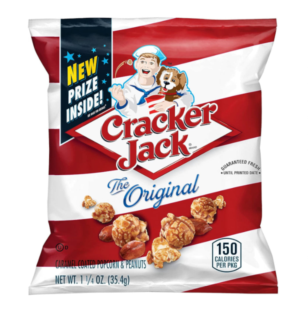 Cracker Jack Original Caramel Coated Popcorn & Peanuts 1.25oz (35g)