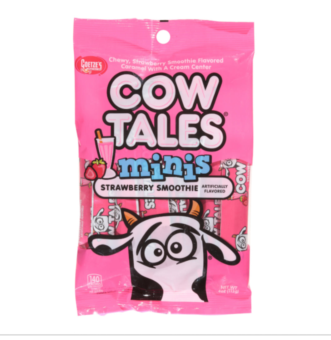 Goetze's Strawberry Smoothie Cow Tales Minis 4oz (113g)