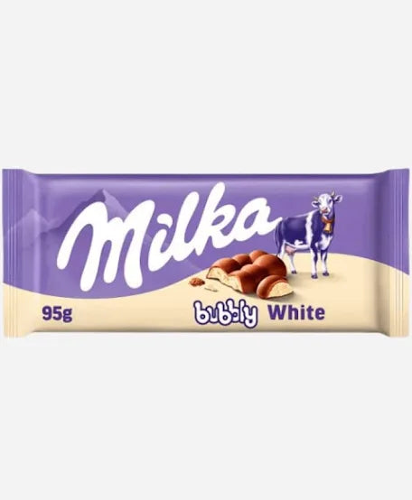 Milka bubbly white