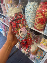 Load image into Gallery viewer, Christmas kinder santa jar filled with Christmas foiled chocolate
