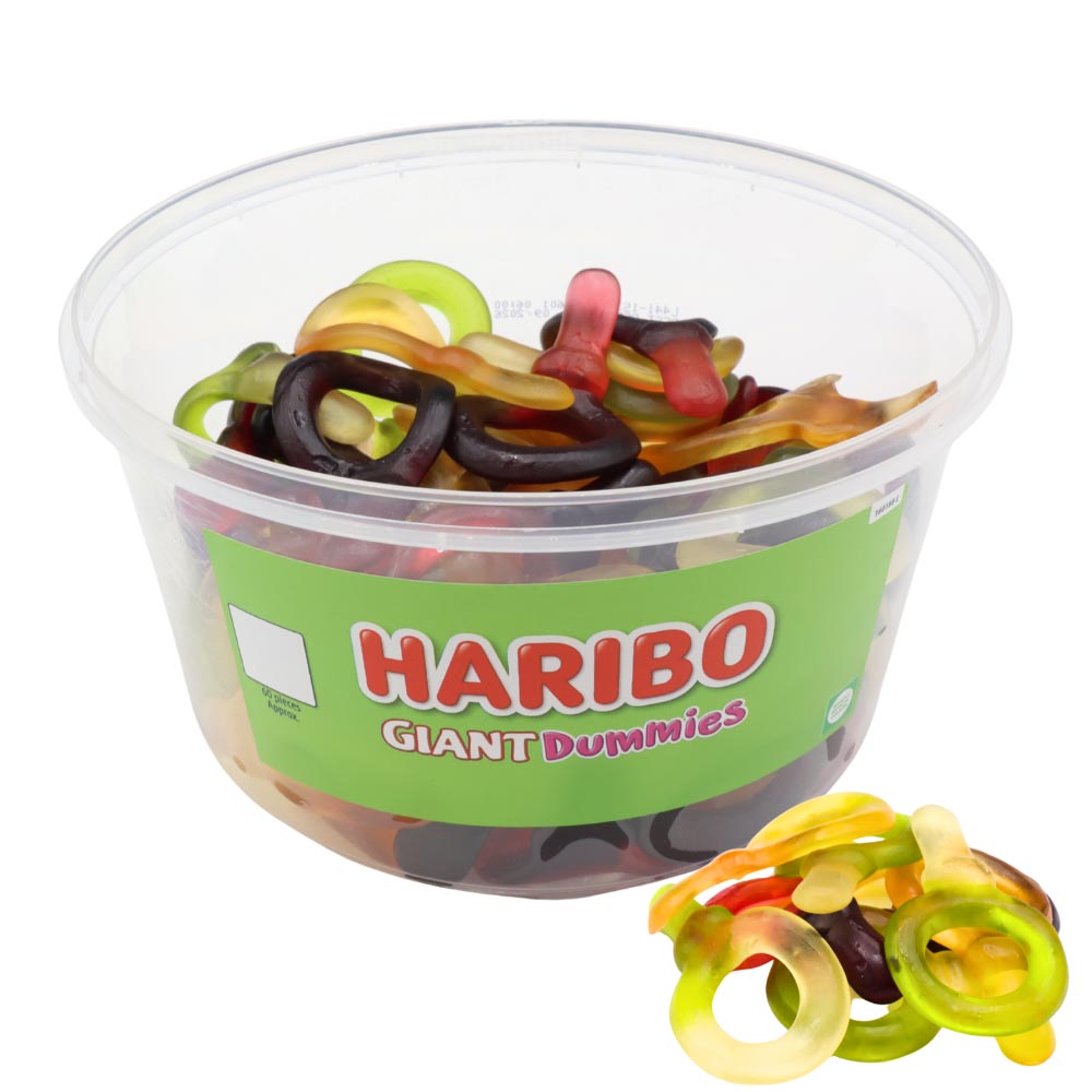 Haribo giant dummies tub
