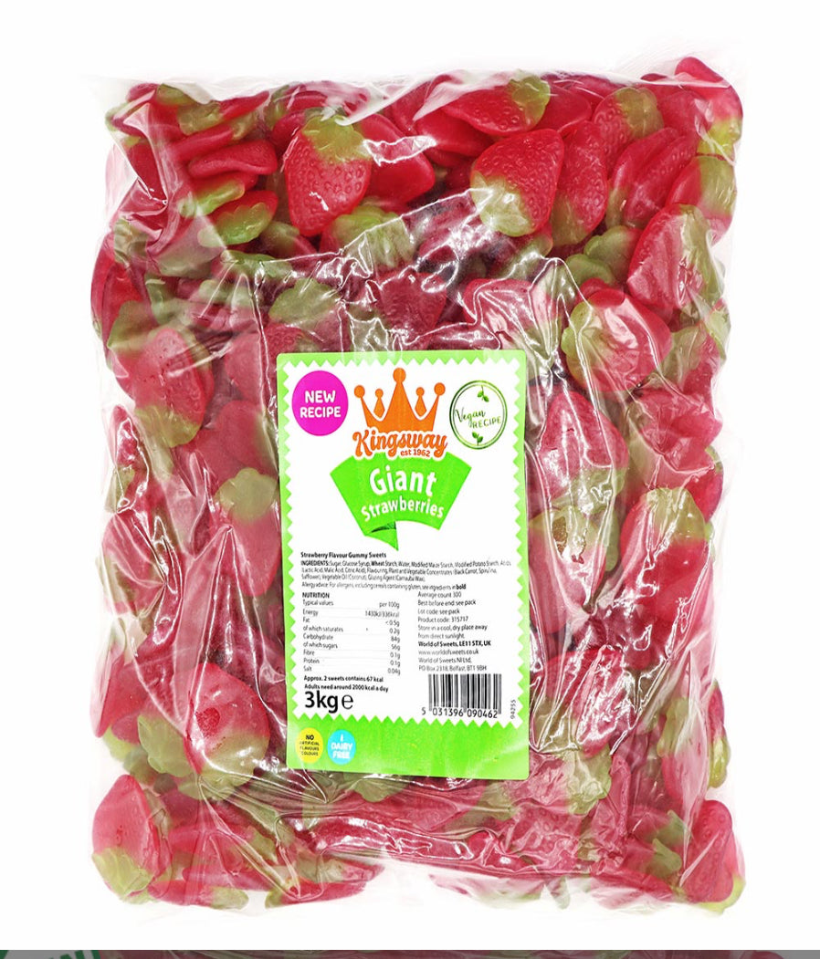 Giant strawberrys 3kg bag