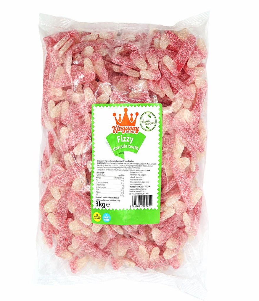 Fizzy Dracula teeth 3kg bag