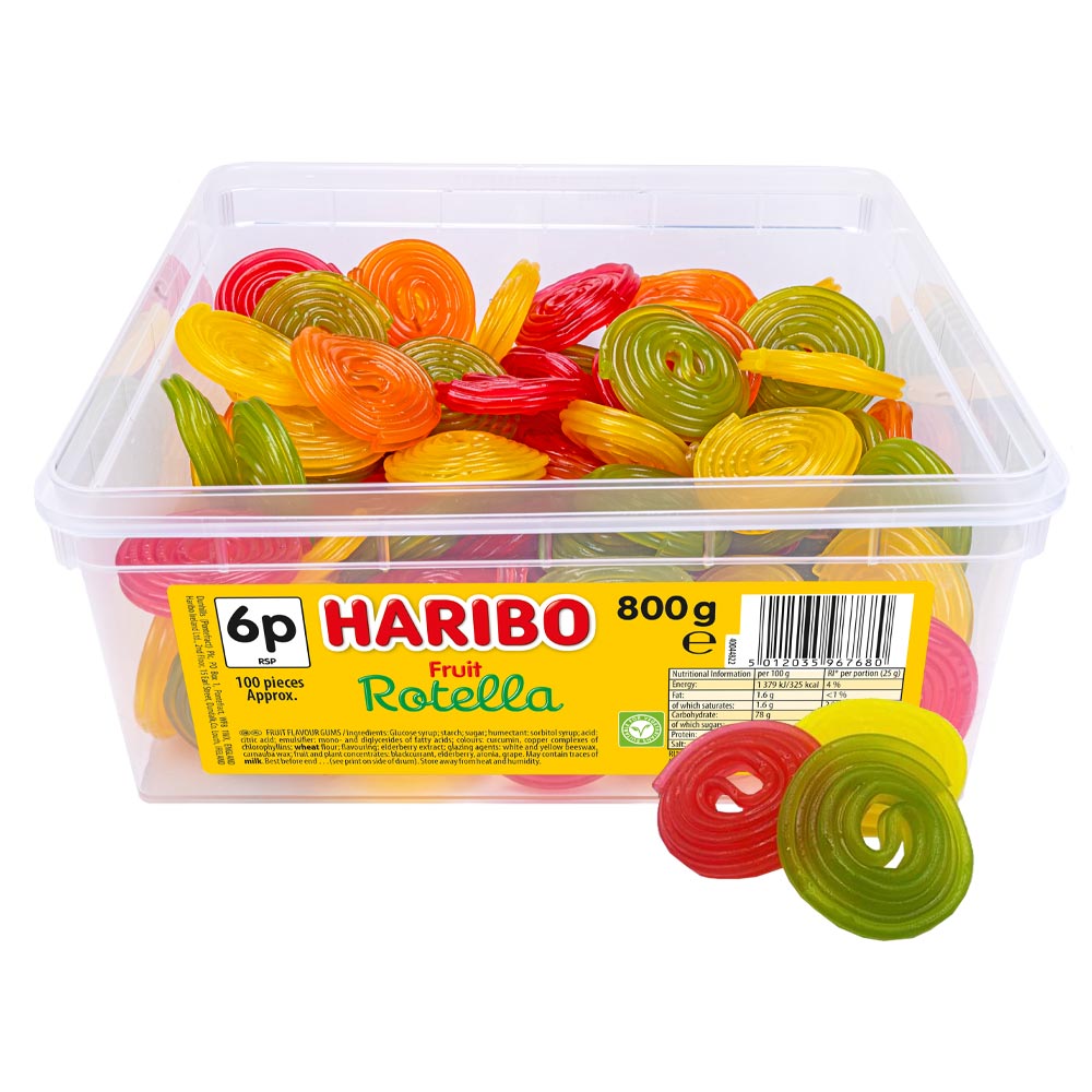 Haribo rotella tub