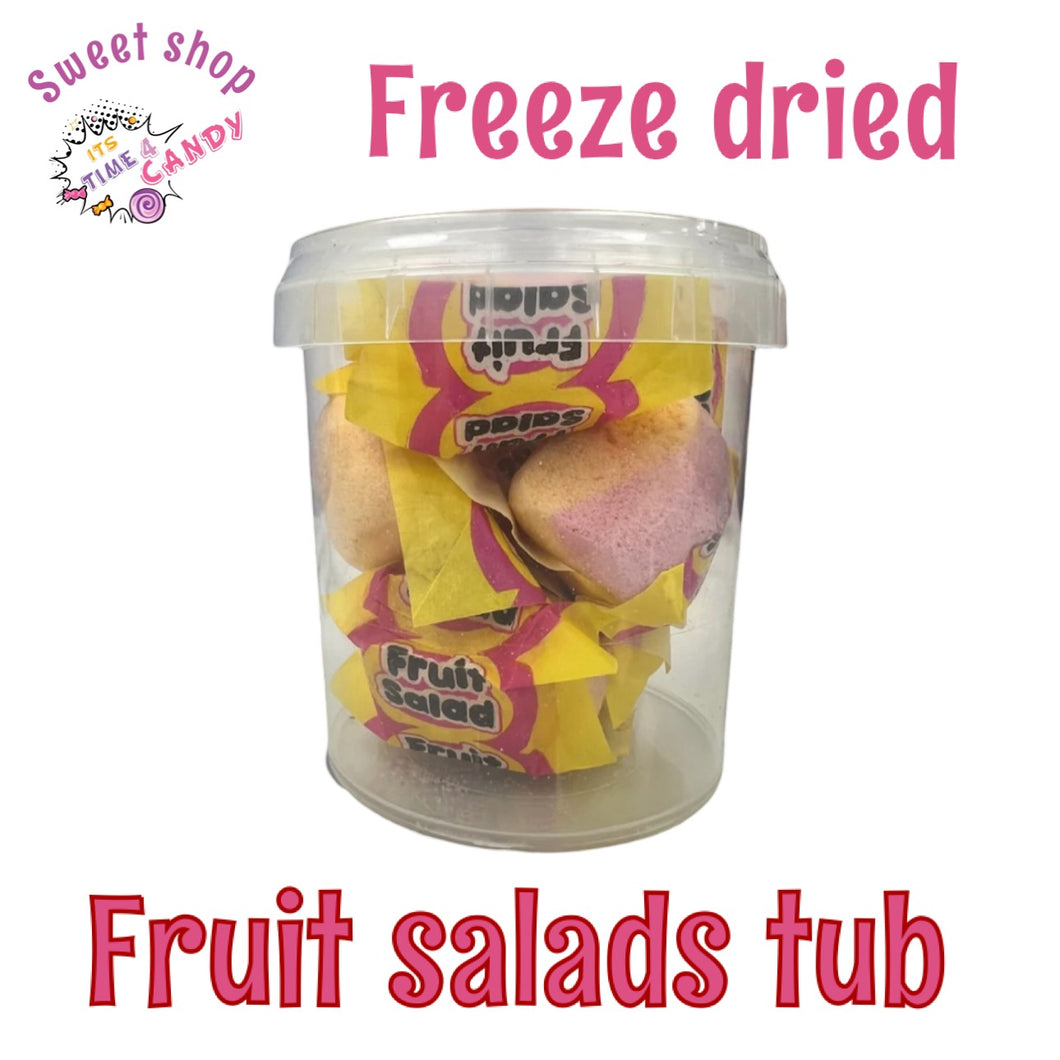 Freeze dried fruit salads