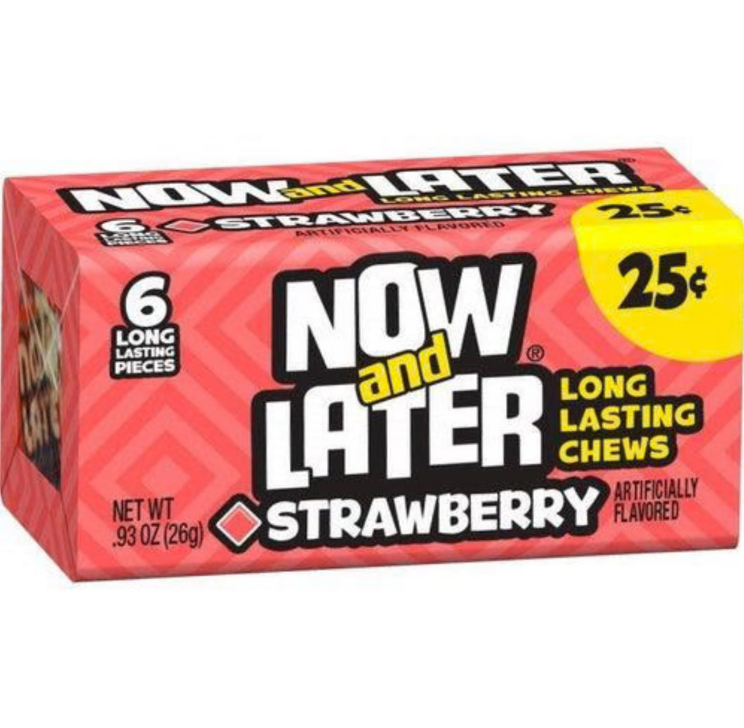 Now and later strawberry