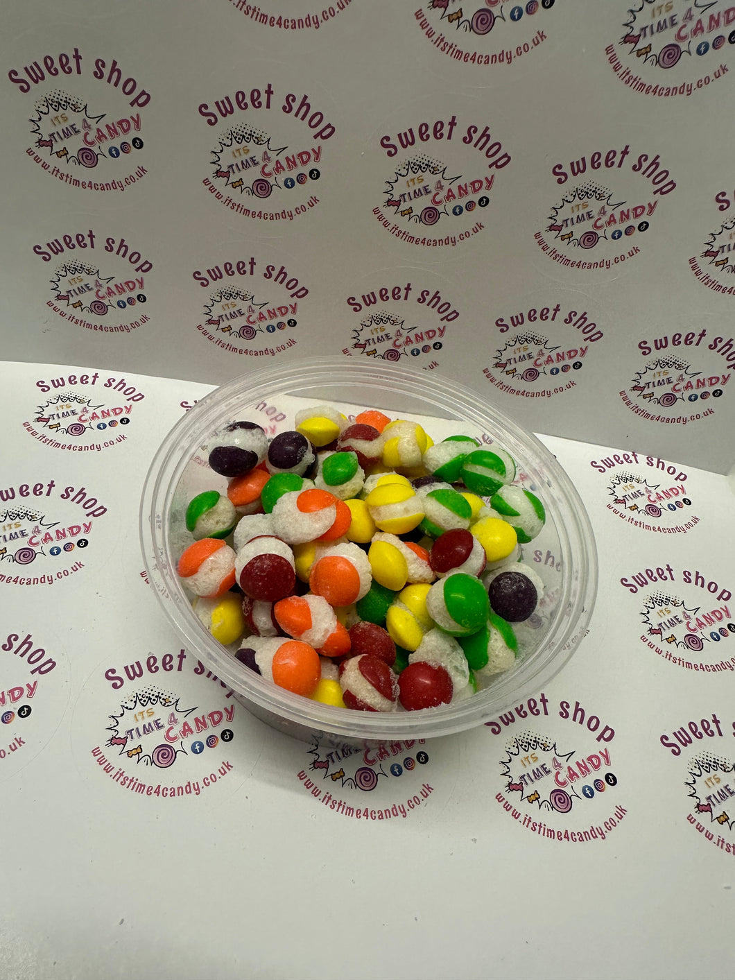 Freeze dried skittles large tub