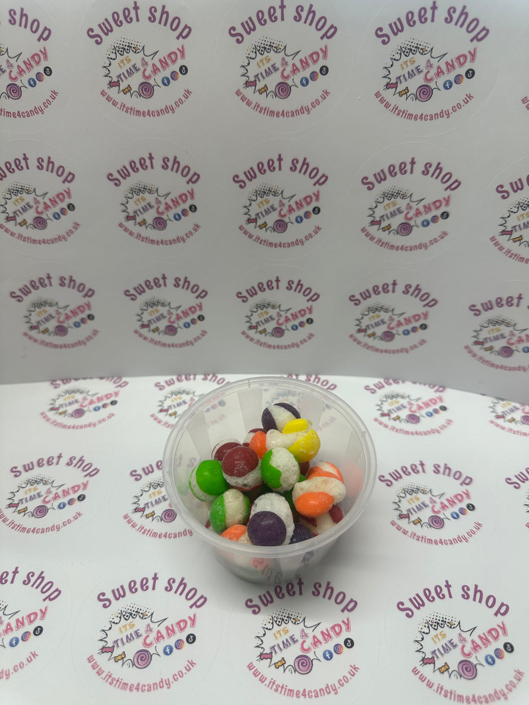 Freeze dried skittles small tub