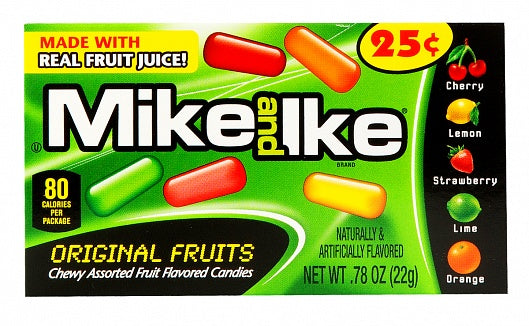 Mike & Ike original fruits