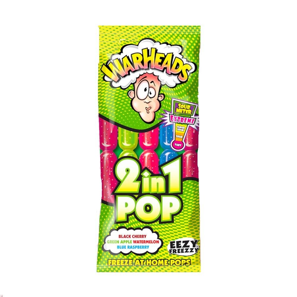 Warheads Extreme sour 2in1 Pop (10 pops)